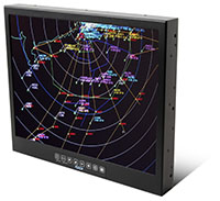 Saber Standalone 20.1-inch Standard Issue LCD Monitor Front View