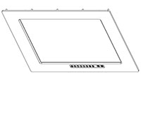 Saber PanelMount Military-grade Rugged Display