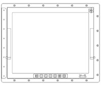 Saber PanelMount Military-grade Rugged Display