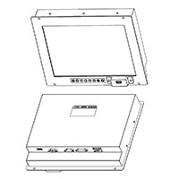 Saber PanelMount 12.1-inch Rugged Display