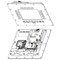 Saber PanelMount Military-grade Rugged Display