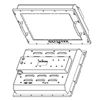 Saber RackMount 19.0-inch Military-grade LCD Monitor