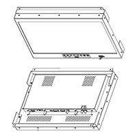Saber Standalone 21.5 Front & Rear Views
