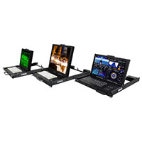 SlimLine 1U: Rack Drawer Flip-Up Display/Keyboard Family