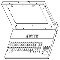 SlimLine Lite II 15.0 Rugged Rack Mount Display/Keyboard