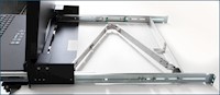 SlimLine Lite II Rugged Flip-up Display/Keyboard Cable Management Guide