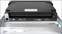SlimLine Lite II Rugged Flip-up Display/Keyboard Rear Connectors