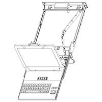 SlimLine Lite II 19.0-inch with Cable Carrier