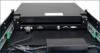 SlimLine 1U Rugged Rack Mount Display/Keyboard Connectors