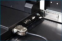 SlimLine Lite II Side Mount Rugged Flip-up Display/Keyboard Connectors for Power, Video, Keyboard