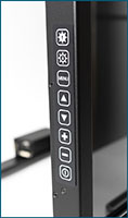 SlimLine Micro Rugged Rack Mount Flip-up Display Keypad Close-up
