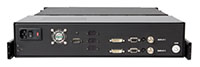 TwoView 2 Vertical Dual Display/Keyboard Rear Connector Panel