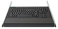 121-key Rugged Rack Mount Backlit Keyboard with Wrist Rest - Front View