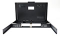 SlimLine 1U Rugged Rack Mount Display/Keyboard in Operating Position - Rear View