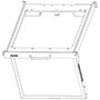 SlimLine Micro 19.0 Rugged Rack Mount Flip-down Display