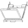 SlimLine Micro Rugged Rack Mount Flip-up Display