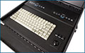 TwoView 2 Vertical Dual Display/Keyboard Close-up